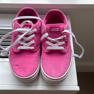 Pink vans - size 4.5